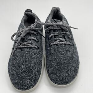 ALLBIRDS Gray Knit Upper Wool Runners Lace Up Shoe Mens Size 11 Casual Sneaker